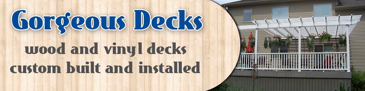wood and vinyl decks